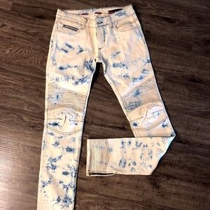 Rock Star Motto Jeans with Zippers